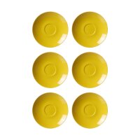 Ritzenhoff & Breker DOPPIO Kaffeeuntertasse 16 cm 6er Set - Gelb