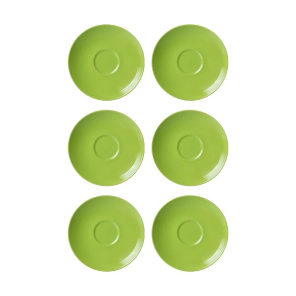 Ritzenhoff & Breker DOPPIO Kaffeeuntertasse 16 cm 6er Set - Grün