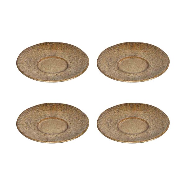 Leonardo MATERA Keramikunterteller 15 cm 4er Set - beige