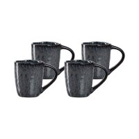 Leonardo MATERA Espressotasse 90 ml 4er Set - anthrazit