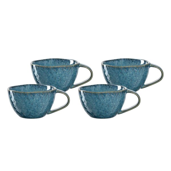 Leonardo MATERA Keramiktasse 290 ml 4er Set - blau