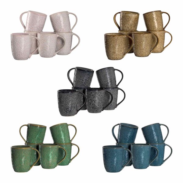 Leonardo MATERA Keramikbecher 430 ml 6er Set - Variante