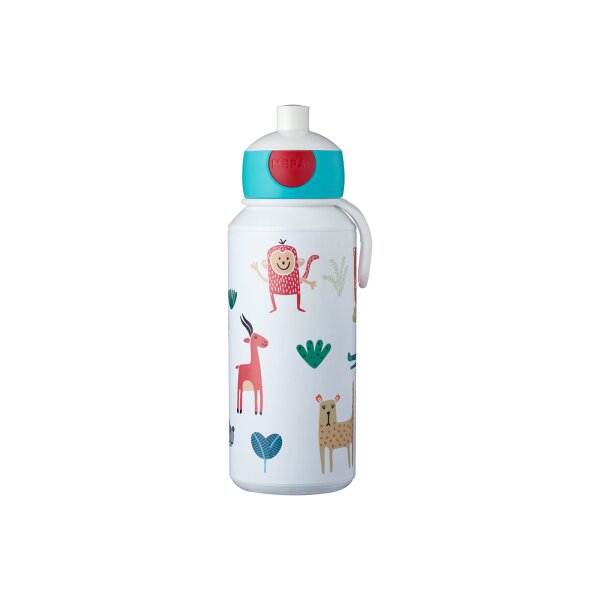 Mepal CAMPUS Trinkflasche Pop-Up 400 ml - Animal Friends