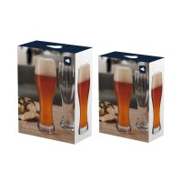 Leonardo TAVERNA Weizenbierglas-Set 0,5l+0,33l 4-tlg.