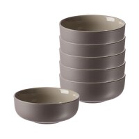 Ritzenhoff & Breker JASPER Müslischale ø 14 cm 6er Set - Taupe