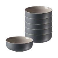 Ritzenhoff & Breker JASPER Müslischale ø 14 cm 6er Set - Grau