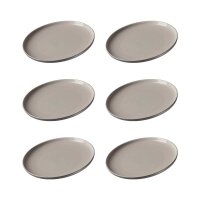 Ritzenhoff & Breker JASPER Dessertteller ø 19 cm 6er Set - Grau