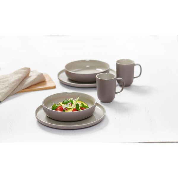 Ritzenhoff & Breker JASPER Kaffeetasse 240 ml 6er Set - Taupe