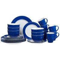 Ritzenhoff & Breker DOPPIO Kombiservice 24-teilig - Indigo Blau
