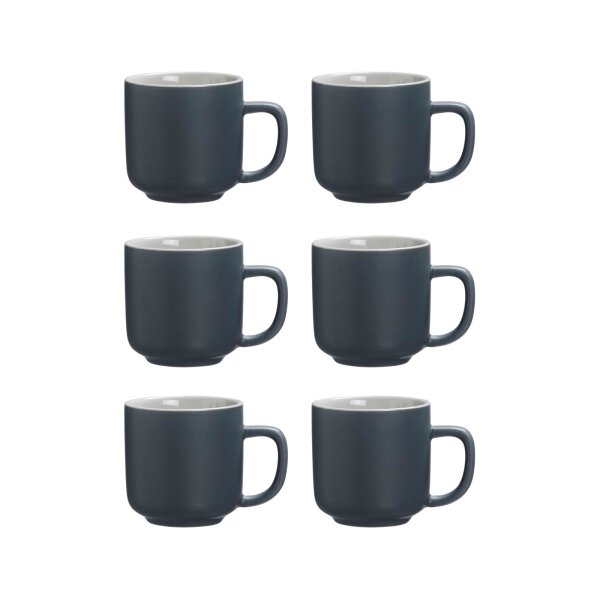 Ritzenhoff & Breker JASPER Espressotasse 100 ml 6er Set - Grau