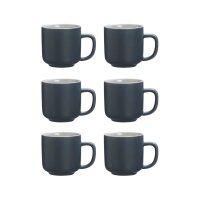 Ritzenhoff & Breker JASPER Espressotasse 100 ml 6er Set - Grau
