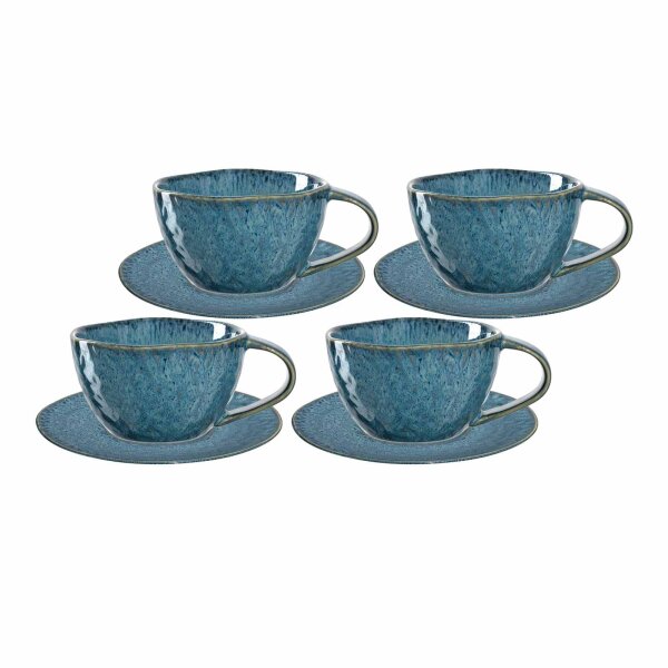 Leonardo MATERA Cappuccino Set 8-teilig - Blau