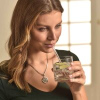 Leonardo CIAO Glas Trinkhalm 15 cm 4er Set + Bürste - A