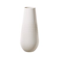 Villeroy & Boch Manufacture Collier Vase Carré 26 cm - blanc