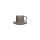Ritzenhoff & Breker JASPER Espressotasse mit Untertasse 100 ml 4er Set - Taupe