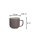 Ritzenhoff & Breker JASPER Espressotasse mit Untertasse 100 ml 4er Set - Taupe