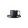 Ritzenhoff & Breker JASPER Kaffeetasse mit Untertasse 240 ml 4er Set - Schwarz