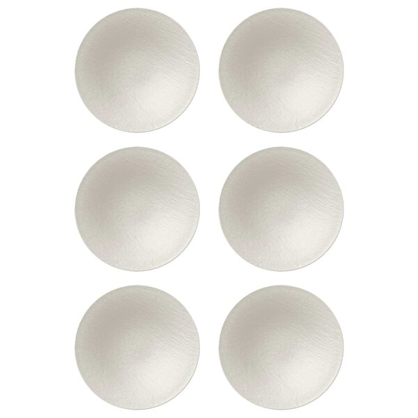 Villeroy & Boch Manufacture Rock Schale tief weiß Ø 29 cm 6er Set