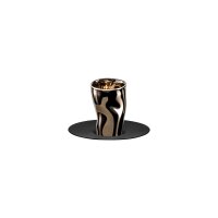 Eisch UNIK Espressoglas mit Untertasse silber im...