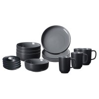 Ritzenhoff & Breker JASPER Frühstücksset 16-teilig - Schwarz