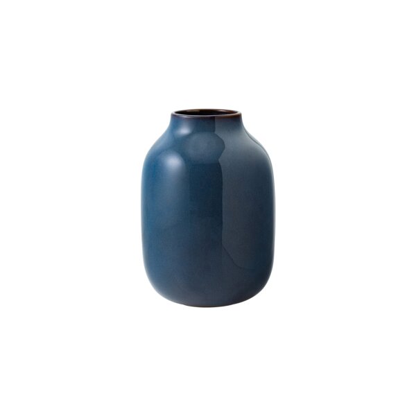 like. by Villeroy & Boch Lave Home Vase Shoulder bleu uni 22 cm