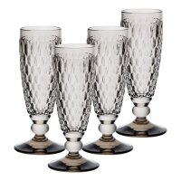 Villeroy & Boch Boston Coloured Sektglas 145 ml 4er Set - Smoke