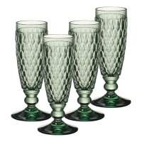 Villeroy & Boch Boston Coloured Sektglas 145 ml 4er Set - Grün