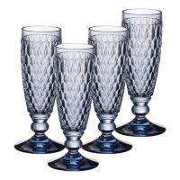 Villeroy & Boch Boston Coloured Sektglas 145 ml 4er Set - Blau
