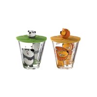 Leonardo BAMBINI 2er Set Kinderbecher mit Deckel...