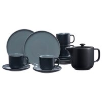 Ritzenhoff & Breker JASPER Kaffeeservice mit Kanne 13-teilig - schwarz