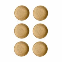 Leonardo MATERA Keramikteller 16,3 cm beige 6er Set - A