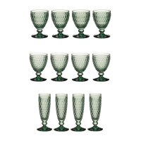 Villeroy & Boch Boston Coloured Weißwein- & Sektgläser Set 12er Set - grün