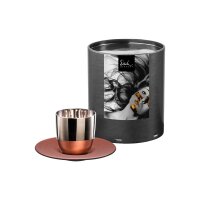 Eisch COSMO COLLECT Platin/Kupfer Espressoglas mit...