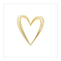 ppd Papier Servietten 33 x 33 cm 20 St. Pure Heart - A