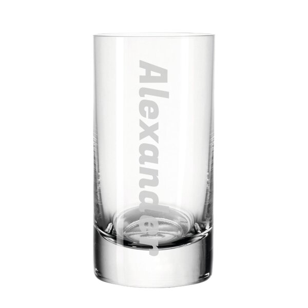 Stamper mit Gravur 50 ml Name vertikal