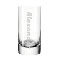 Stamper mit Gravur 50 ml Name QUER