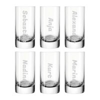 Gravur Stamper 50 ml Name vertikal 6 Stück