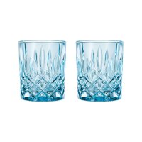 Nachtmann Noblesse Fresh Whiskygläser 2er Set - aqua
