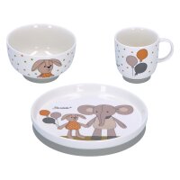 Sterntaler Kinder Porzellan-Geschirr-Set 3-tlg. Eddy...