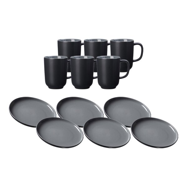 Ritzenhoff & Breker JASPER Kaffeeservice 12-tlg. - schwarz