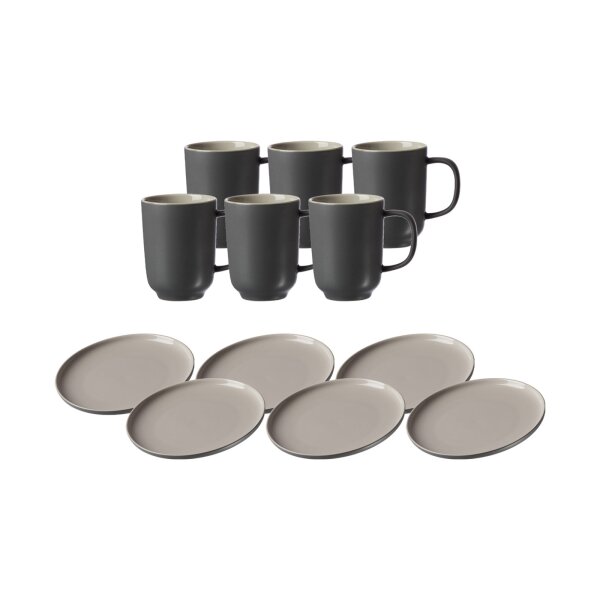 Ritzenhoff & Breker JASPER Kaffeeservice 12-tlg. - grau