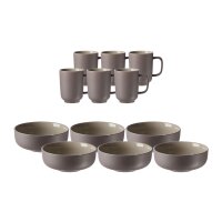 Ritzenhoff & Breker JASPER Brunchset 12-tlg. - taupe