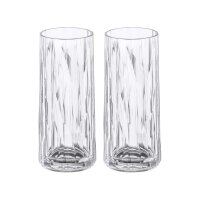 Koziol CLUB NO. 3 Longdrinkglas Superglas 2er Set 250 ml - A