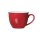 Ritzenhoff & Breker DOPPIO Milchkaffee Tasse mit Untertasse 350 ml - Rot