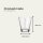 Gravur CIAO Trinkglas 215 ml Name vertikal 6 Stück