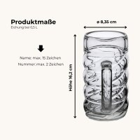 Bierkrug Diamond 0,5 l mit Eichung - Torwart mit Bierkrug