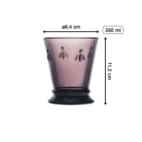 La Rochère Biene Abeille Wasserglas 260 ml 4er Set...