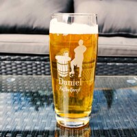 Luxentu Willi Becher Bierglas Helles-Glas 0,5 Liter mit...