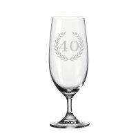 Luxentu Biertulpe Pilsglas 360 ml - 40. Jubiläum