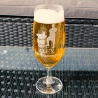 Luxentu Biertulpe Pilsglas 360 ml - 65. Jubiläum